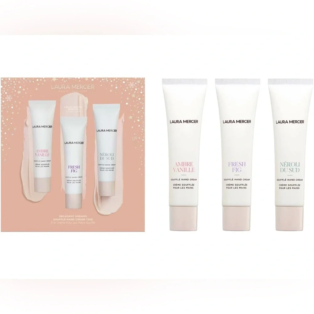 Laura Mercier Decadent Dreams Soufflé Hand Cream Trio